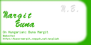 margit buna business card